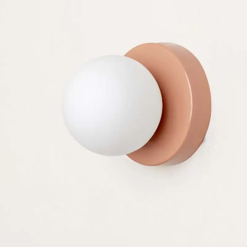 Nordic Modern Simple Glass Ball Wall Lamp