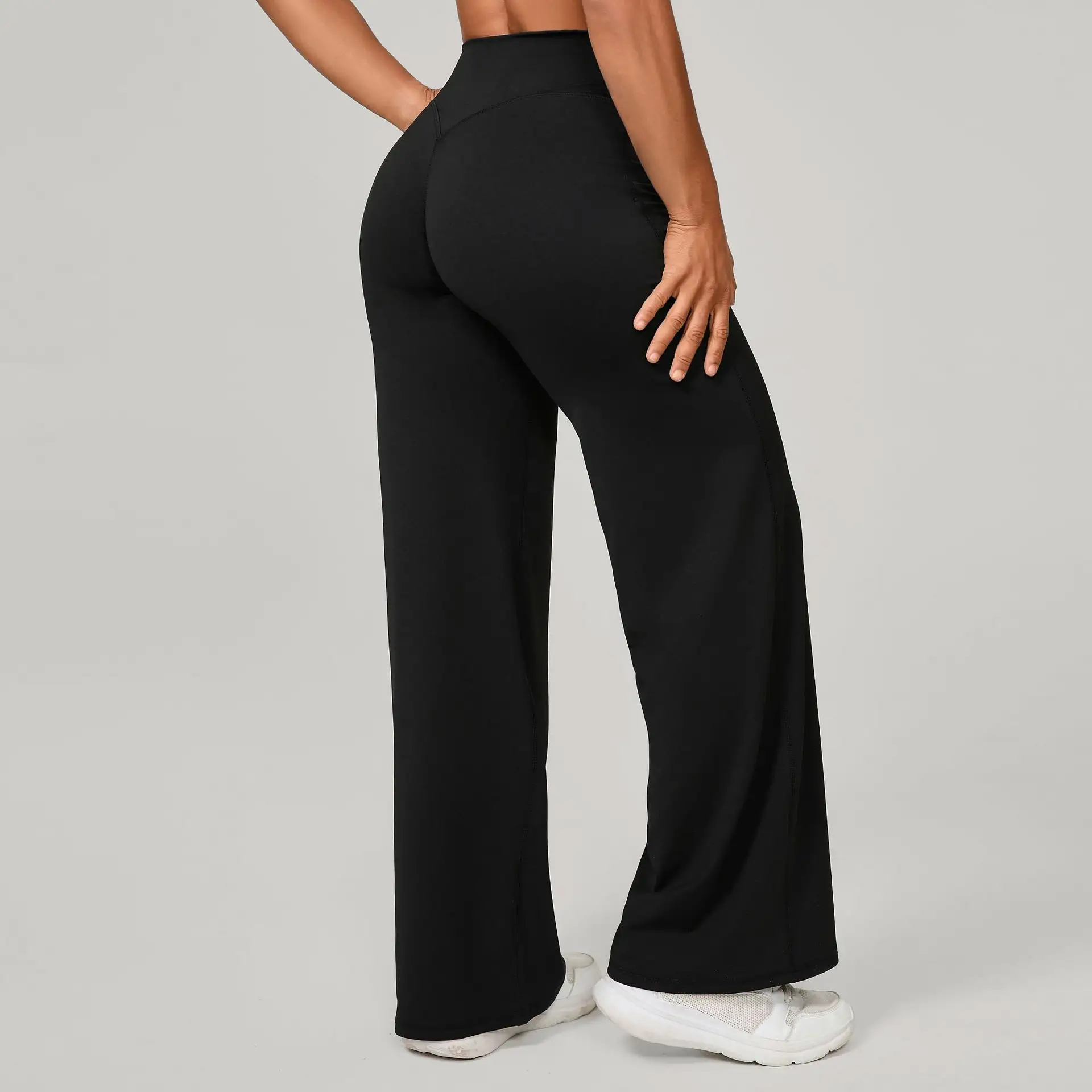 Pilates Straight Yoga Pants Versatile Loose Wide