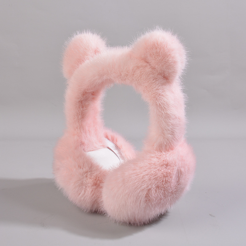 Bear Earmuffs Pink