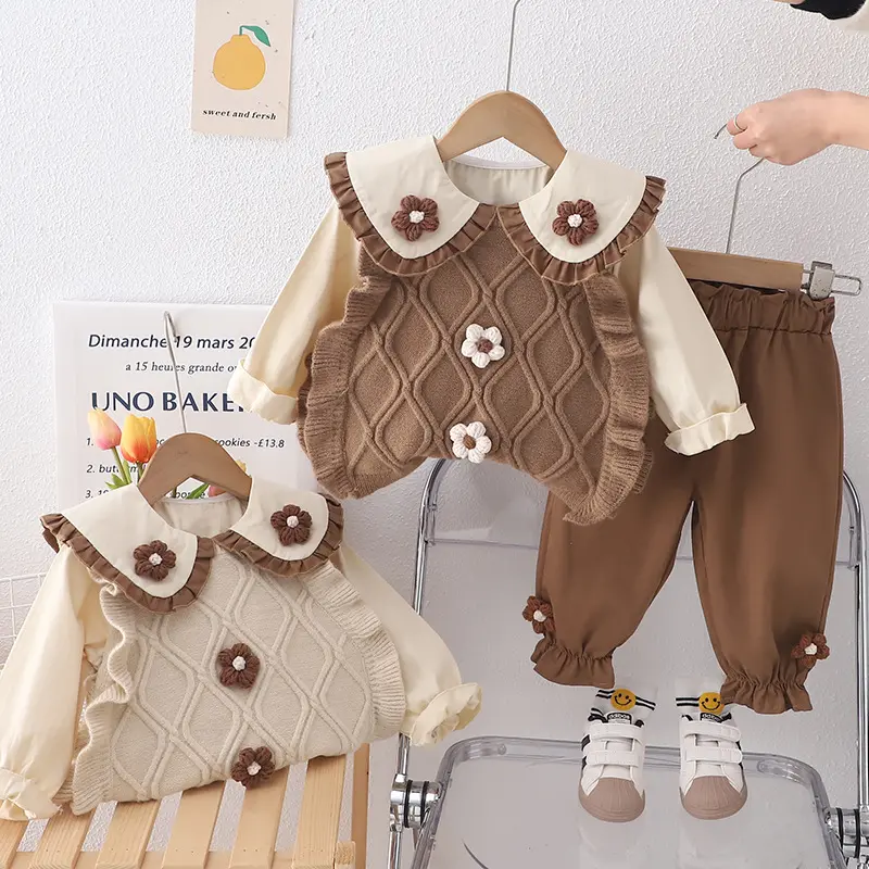 Baby Girl Spring Outfit Set Stylish Childrens