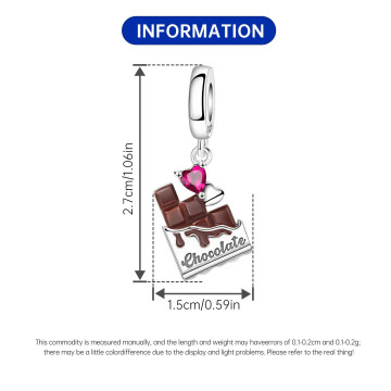Dreamy Dessert Series Copper Bead Pendant DIY Bracelet Accessories
