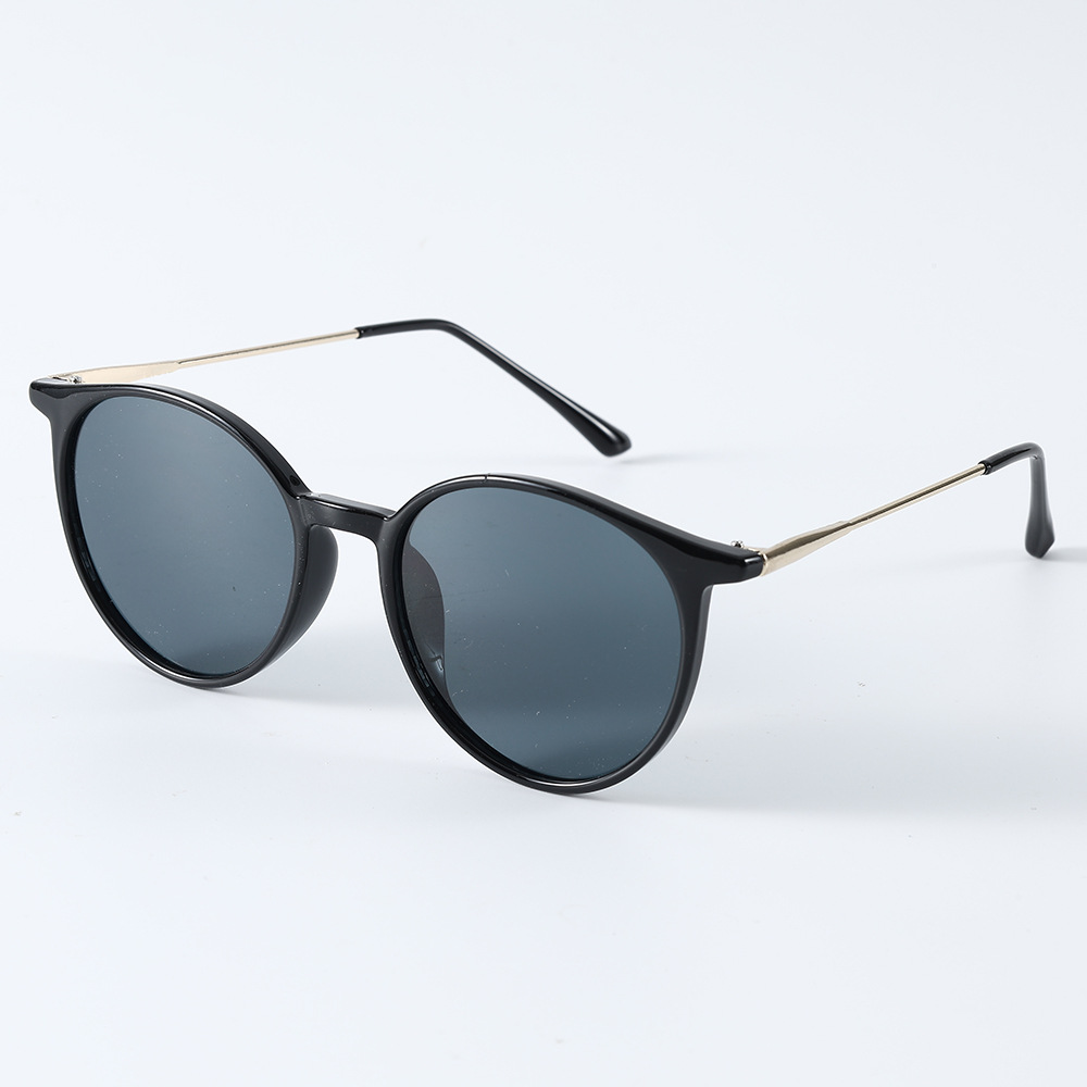 New Artistic Round Frame Women's All-match Face-looking Small Sunglasses - Image 12