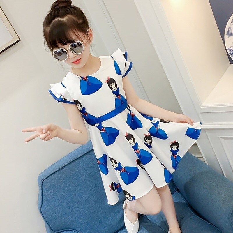 Snow White Dress Blue