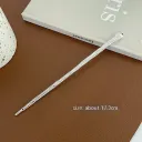 Round Head Long Silver