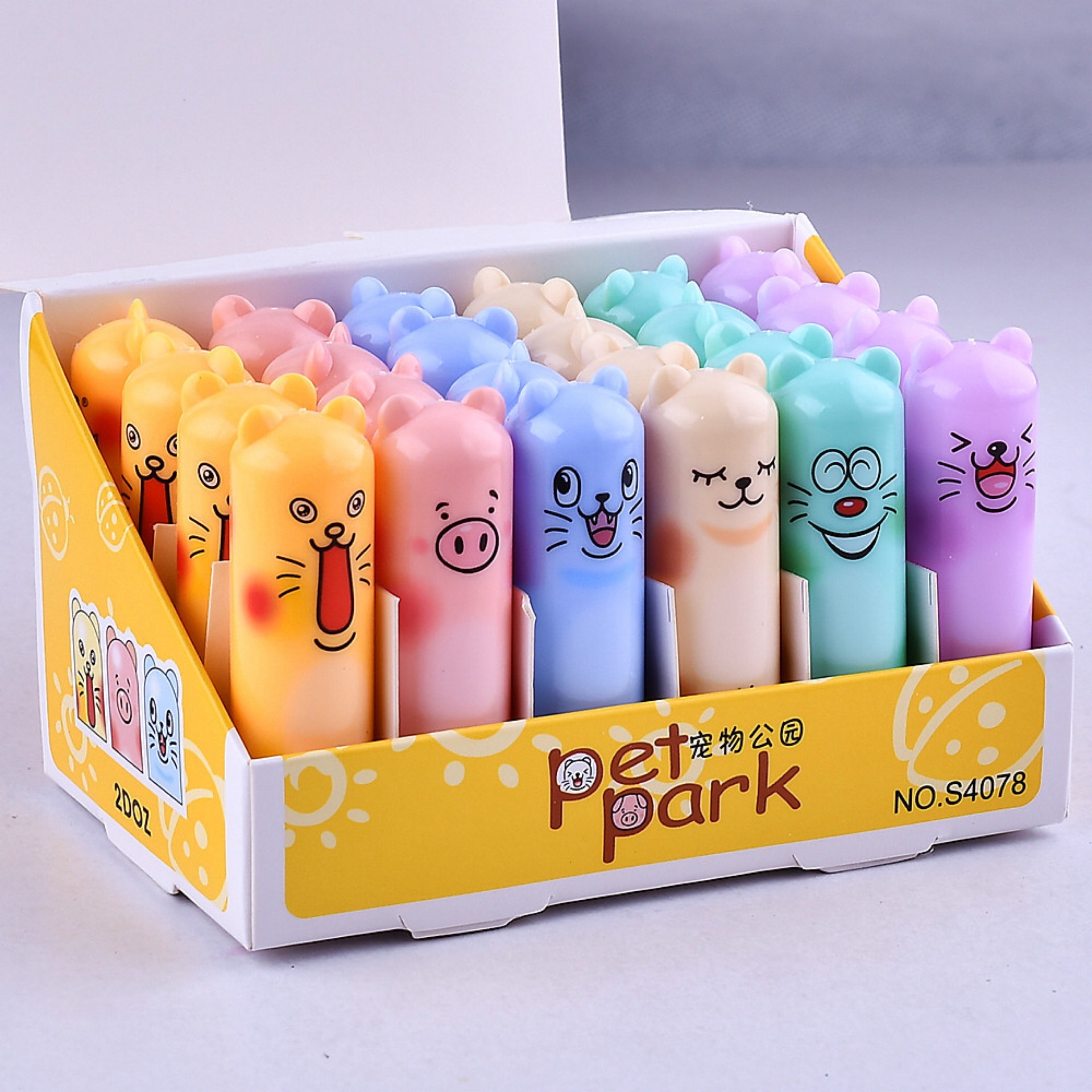 Autumn And Winter Cute Bear Colorless Lip Balm