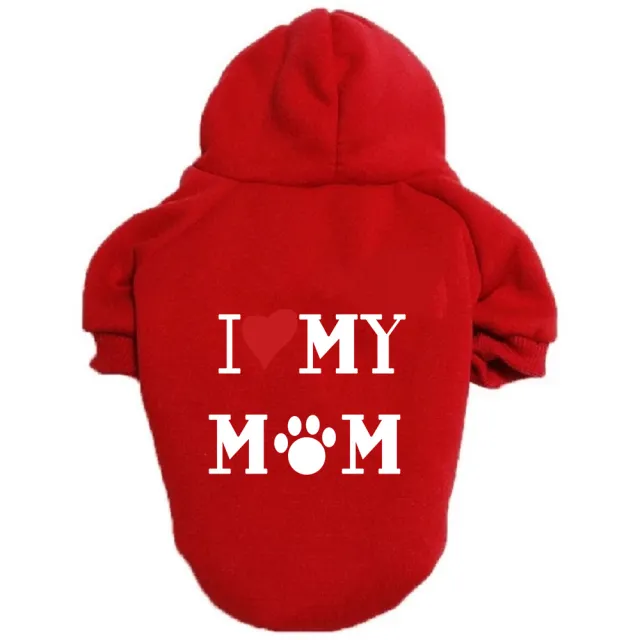 Large, Medium And Small Dogs Pet Sweater Pet Clothing Clothing Love Mm White Label Red - Shop at LoveMi