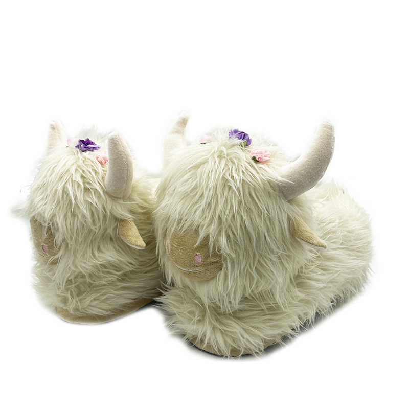 Title 1, Wearing Flower Scottish Yak Plush Winter Cotton...