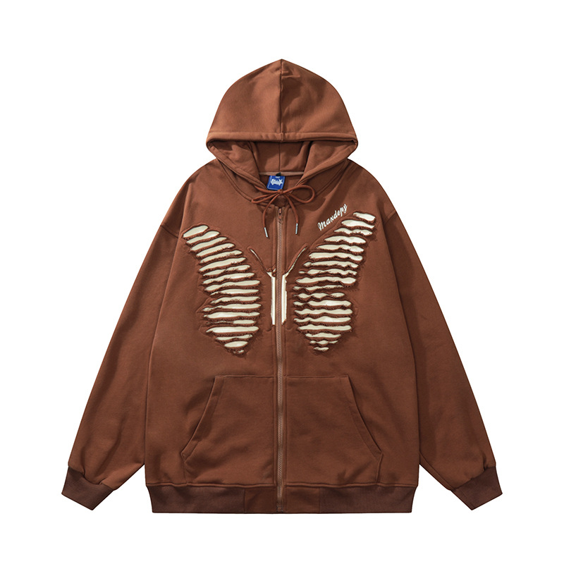 Title 2, New Mens Sweet Butterfly Print Hoodie. Comfort...