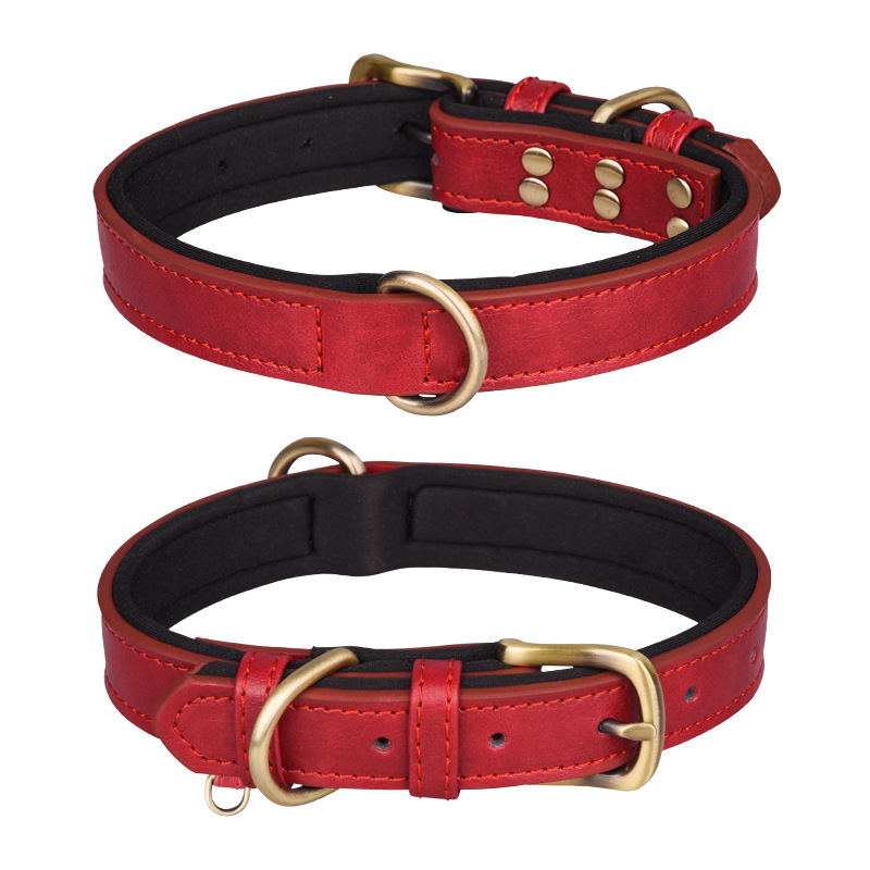 Double D Ring Red Black