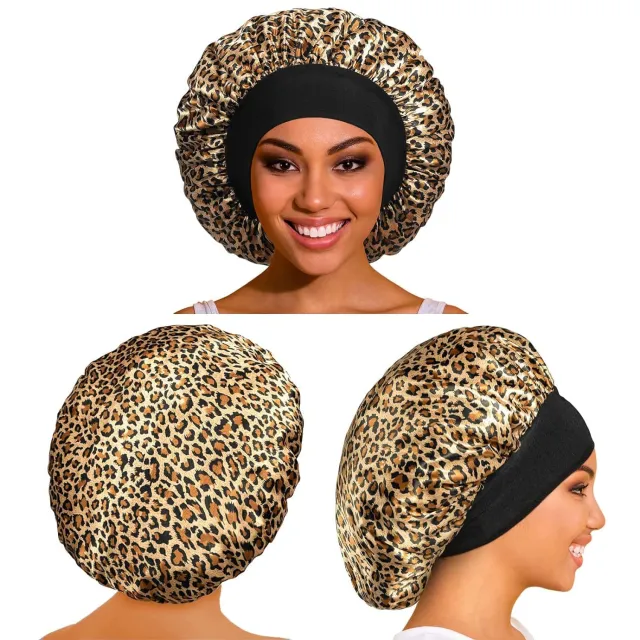 Leopard Print Shower Cap Female Print Chemotherapy Hat Leopard Print - Shop at LoveMi