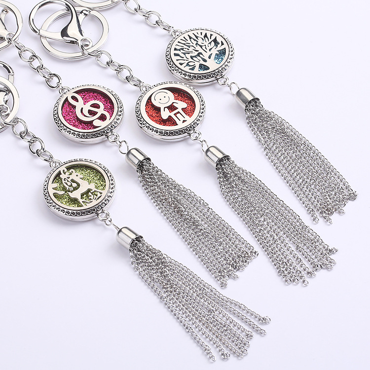 Tassel Aromatherapy Car Pendant Fragrance Diffuser Necklace Car Pendant