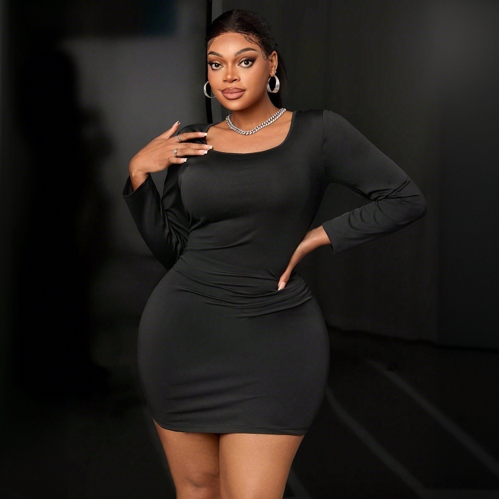 Women's Sexy Slim Fit Dress Slimming All-matching