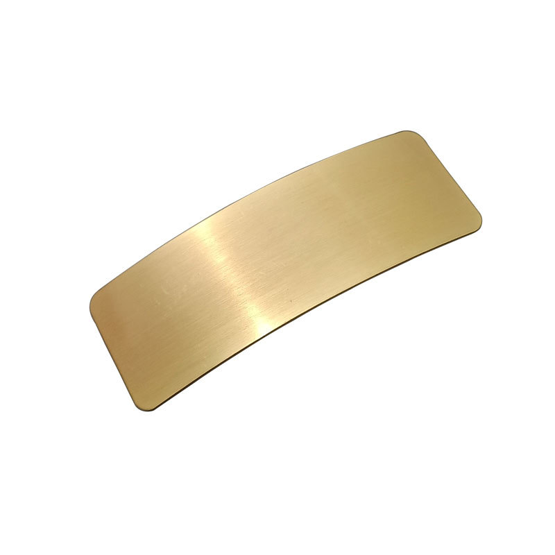 Brushed Metal Barrettes European American Simple Versatile Temperament Ins Fashion Normcore Style Ponytail Clip — foto 6