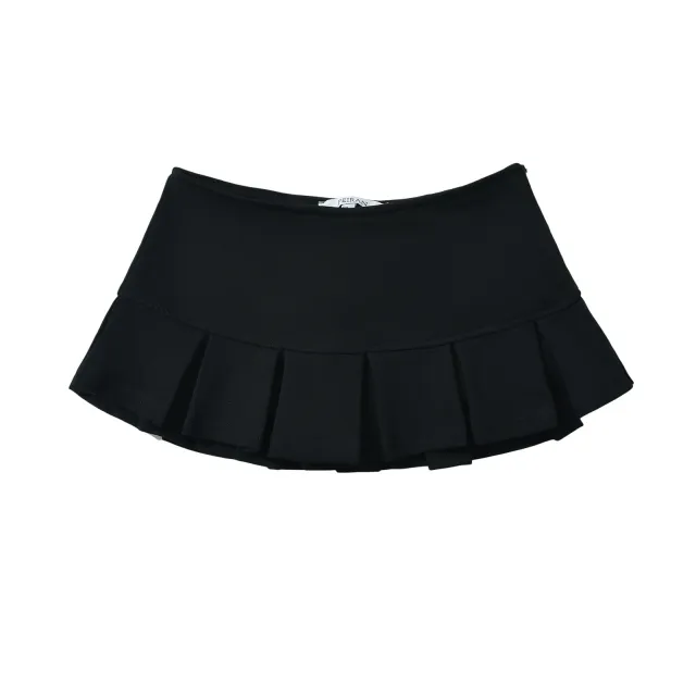 American Style Sexy Low Waist Pleated Miniskirt Black - Shop at LoveMi