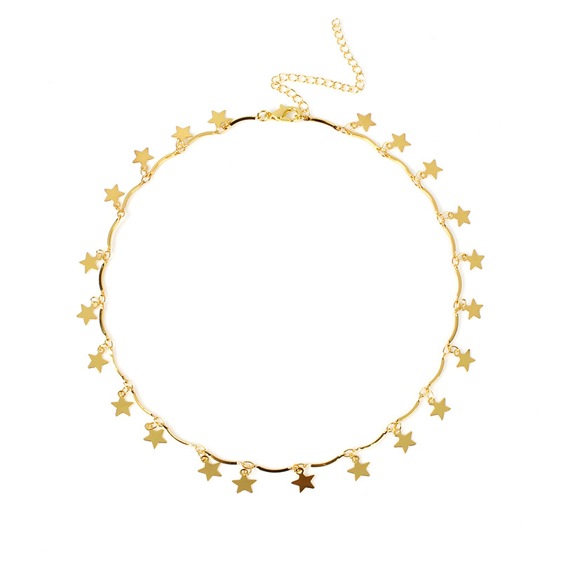 Title 7, Simple and versatile five-pointed star clavicle...