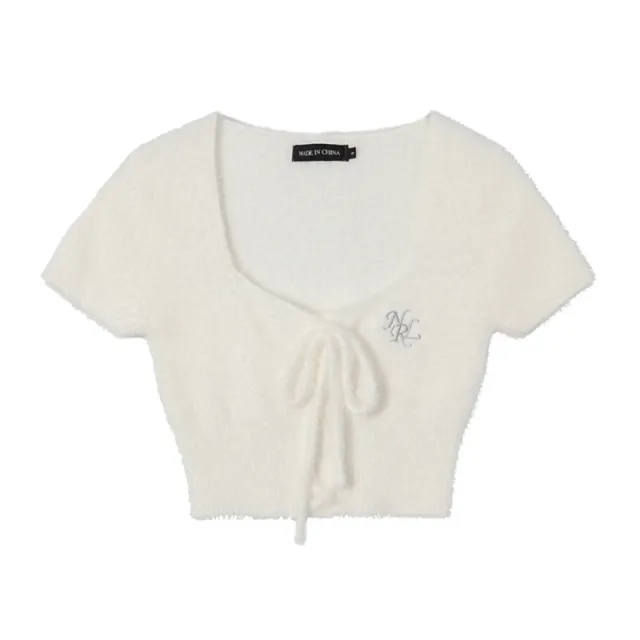 American Street High Waist Short Sleeve T shirt White - Shop at LoveMi