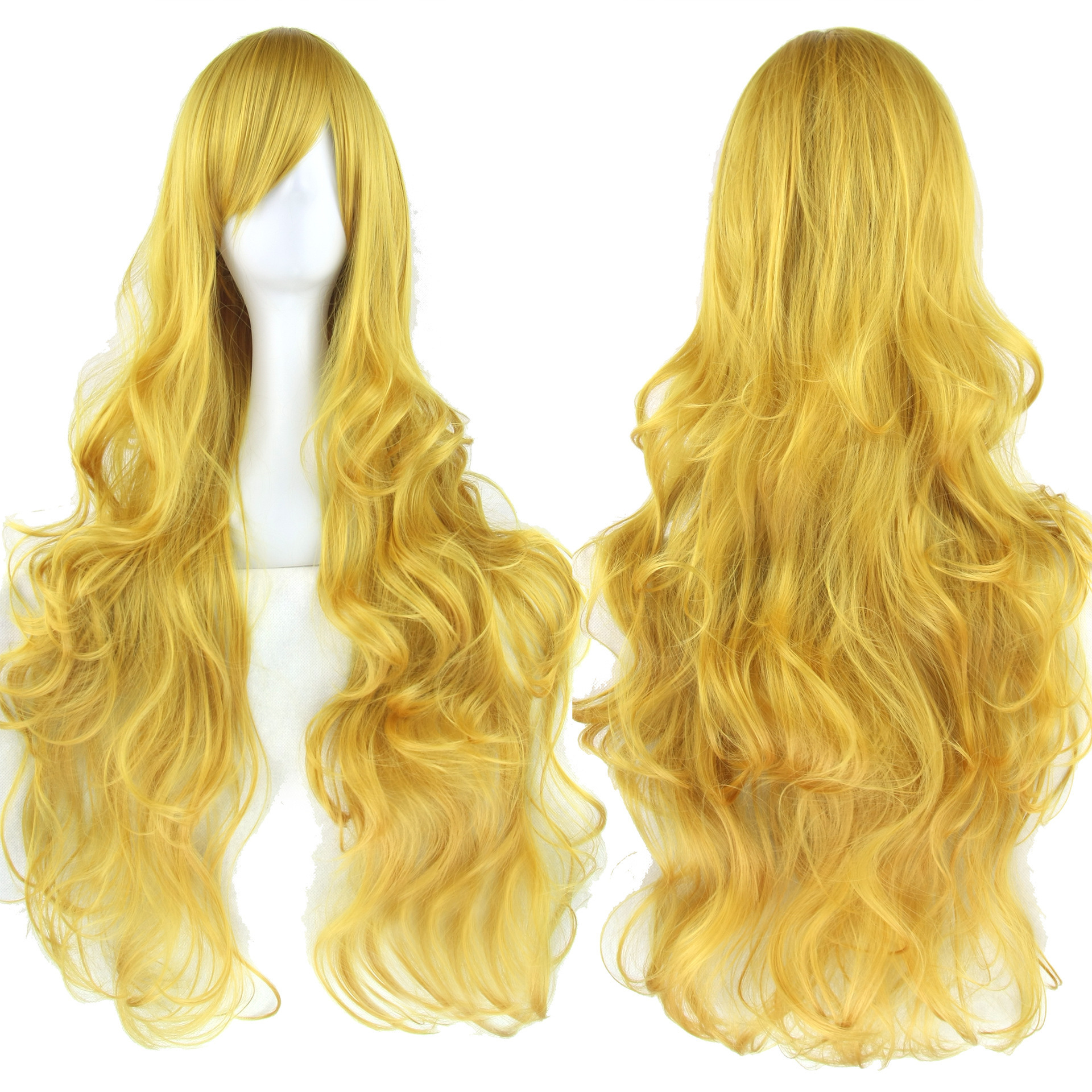 Pure Color All-matching COS Long Curly High-temperature Fiber Wig 24