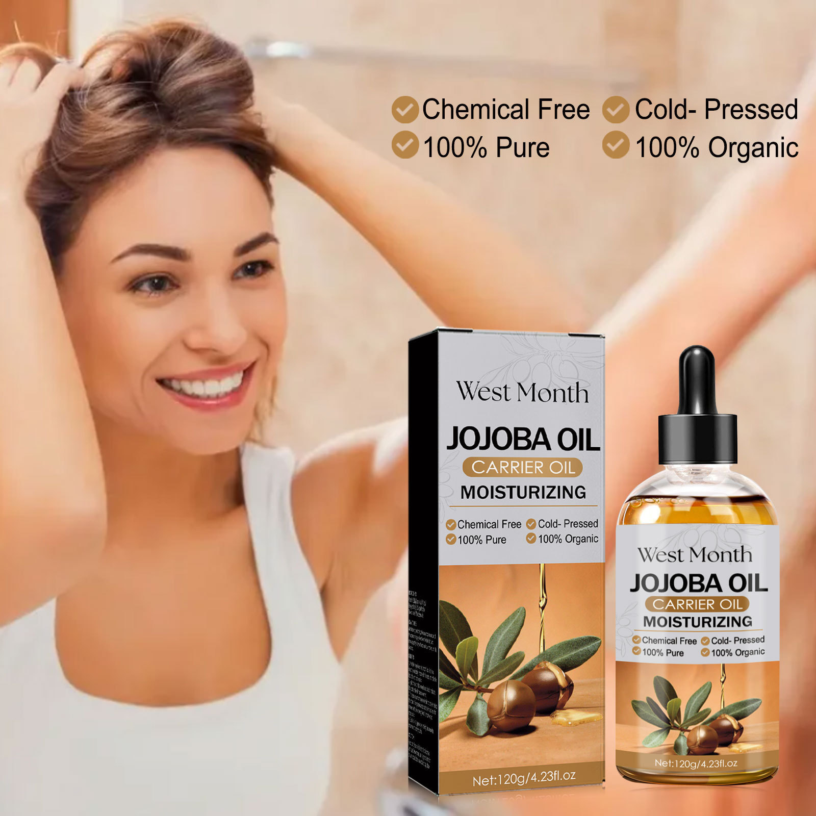 Moisturizing Scalp Care For Dry Frizzy Unmanageable Hair Smoothing Hair Oil