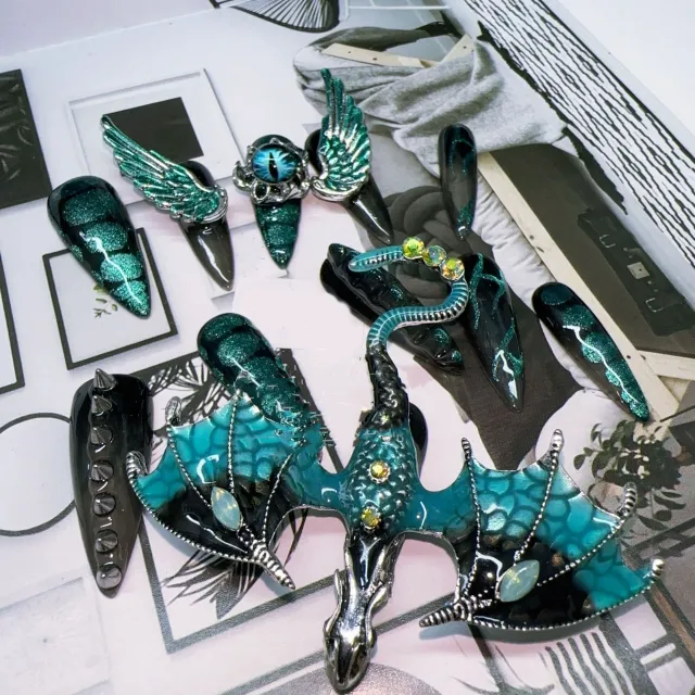 Hand Painted Dragon Personalized Wear Armor Yinglong Long Tip - Shop at LoveMi