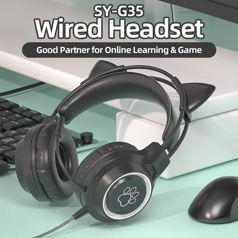 Creative Simplicity Over-ear Wired Gaming Headset