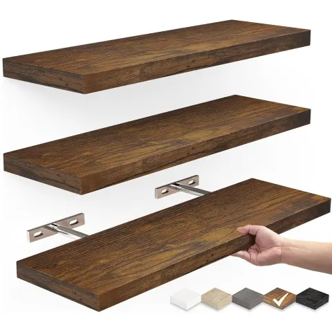 Wall Storage Hanging Solid Wood Shelf