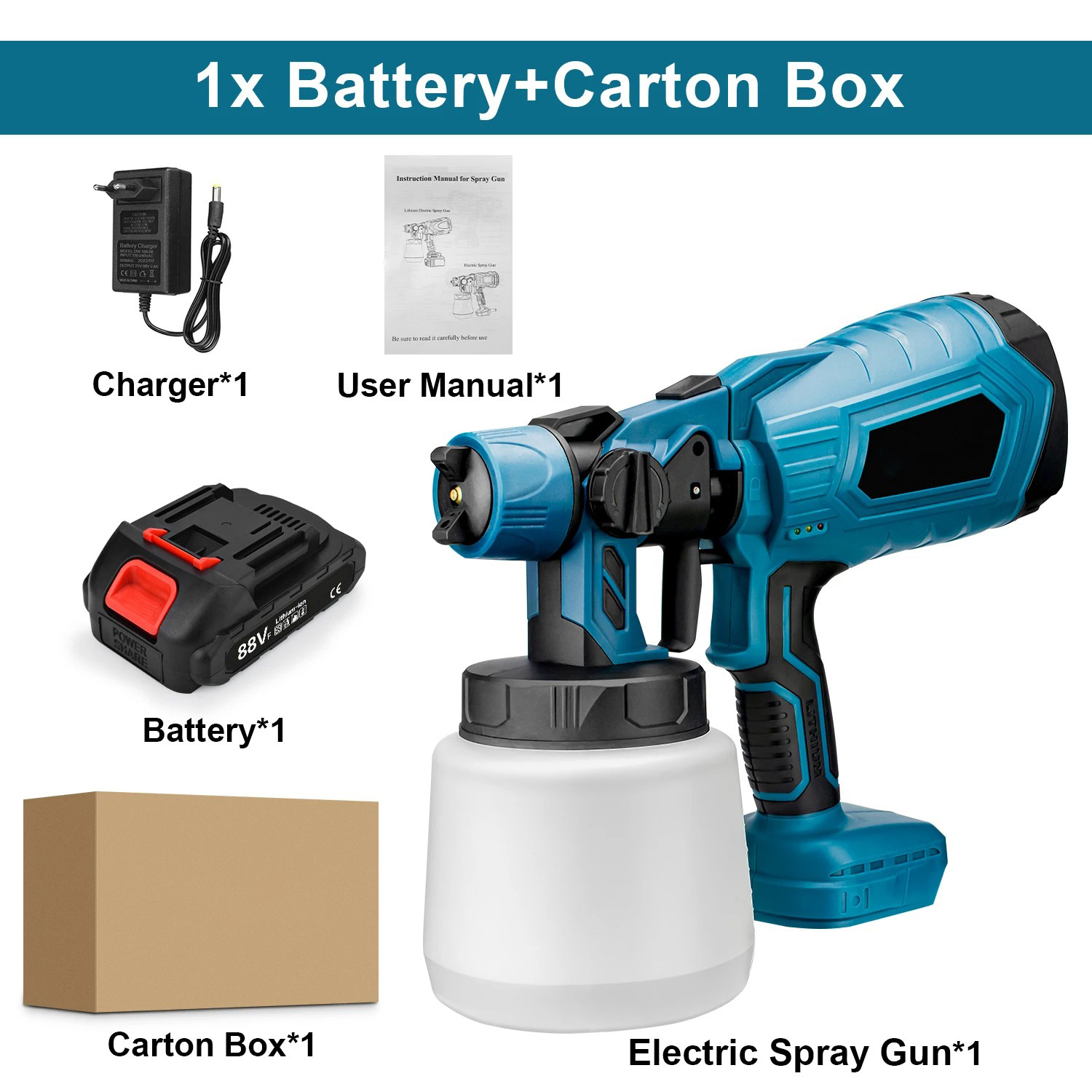 EU 1electric 5Batteries