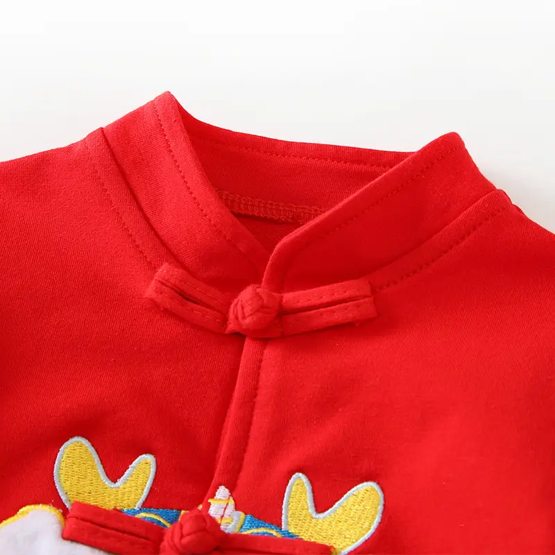 Spring And Autumn Children One Year Old Celebration Dress Suit