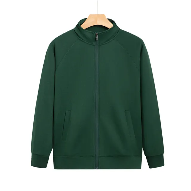 Zipper Chenille Cotton Men's And Women's Coats Green - Shop at LoveMi