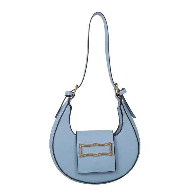 Armpit Fashion Shoulder Dumpling Bag Blue - Shop at LoveMi