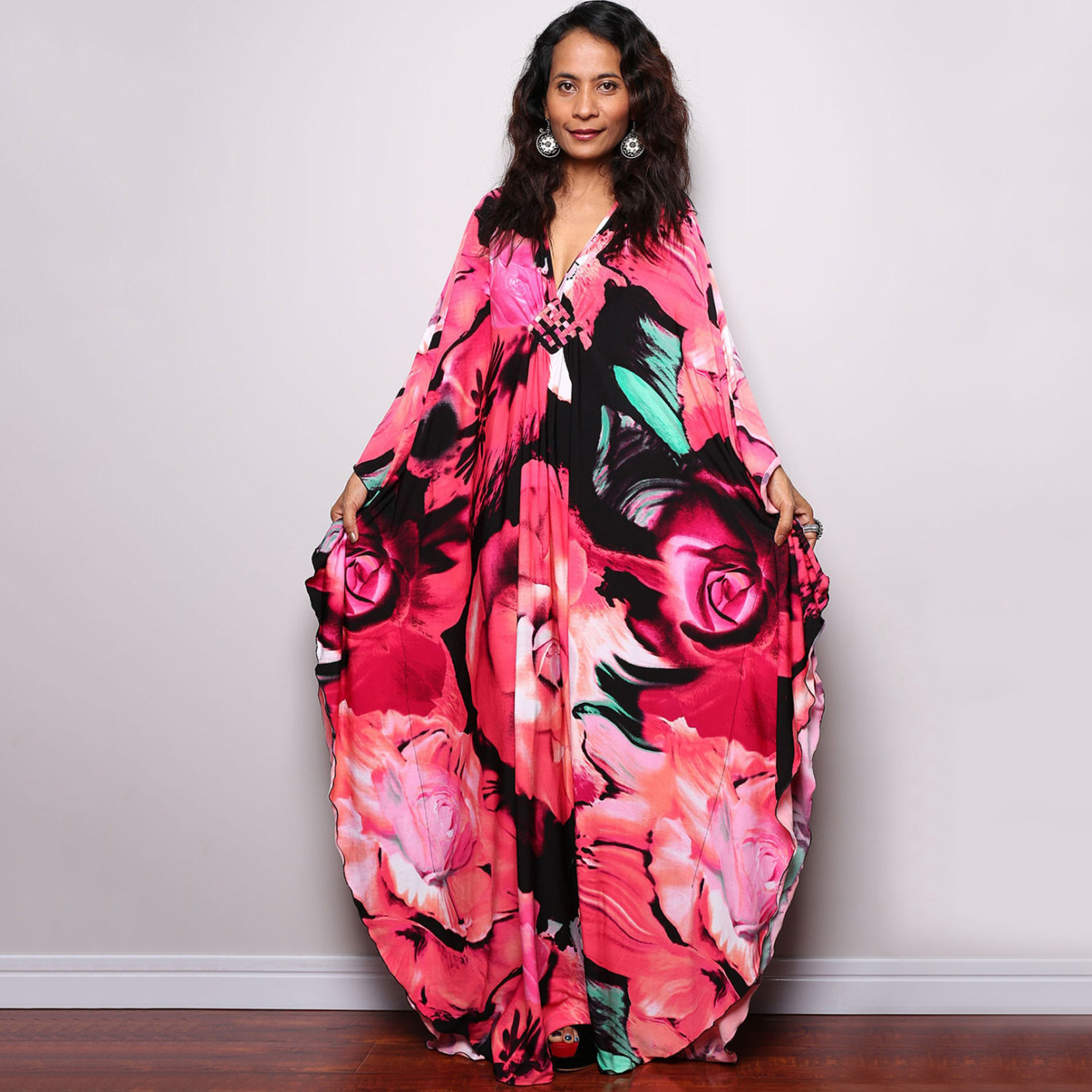 Beach Cover-up Robe Long Dress - Image 24