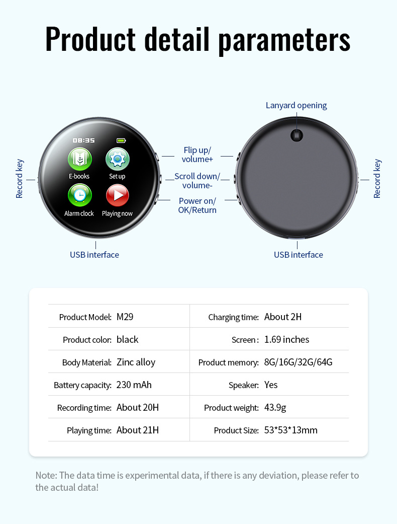 Title 8, Intelligent Voice Control Recording Equipment P...