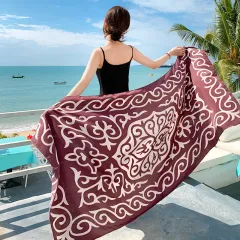 Sun-proof All-matching Shawl Beach Travel Dual-use Outdoor Beach Towel - Picture 12 - View 1
