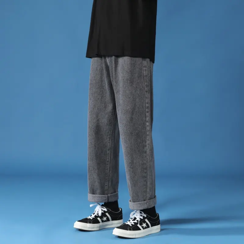 Jeans Men's Baggy Straight Trousers