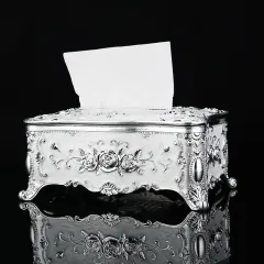 Household Mild Luxury Retro Paper Extraction Box - Silver Rose - View 1