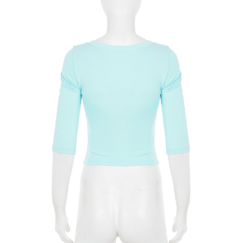 Cropped Feminino de Tricô com Modelagem Ajustada