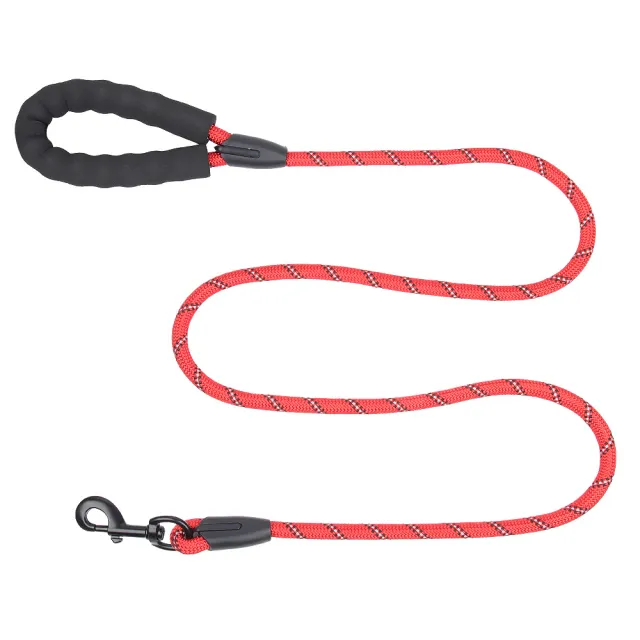 Reflective Multi color Dog Leash Medium And Large Red - Shop at LoveMi