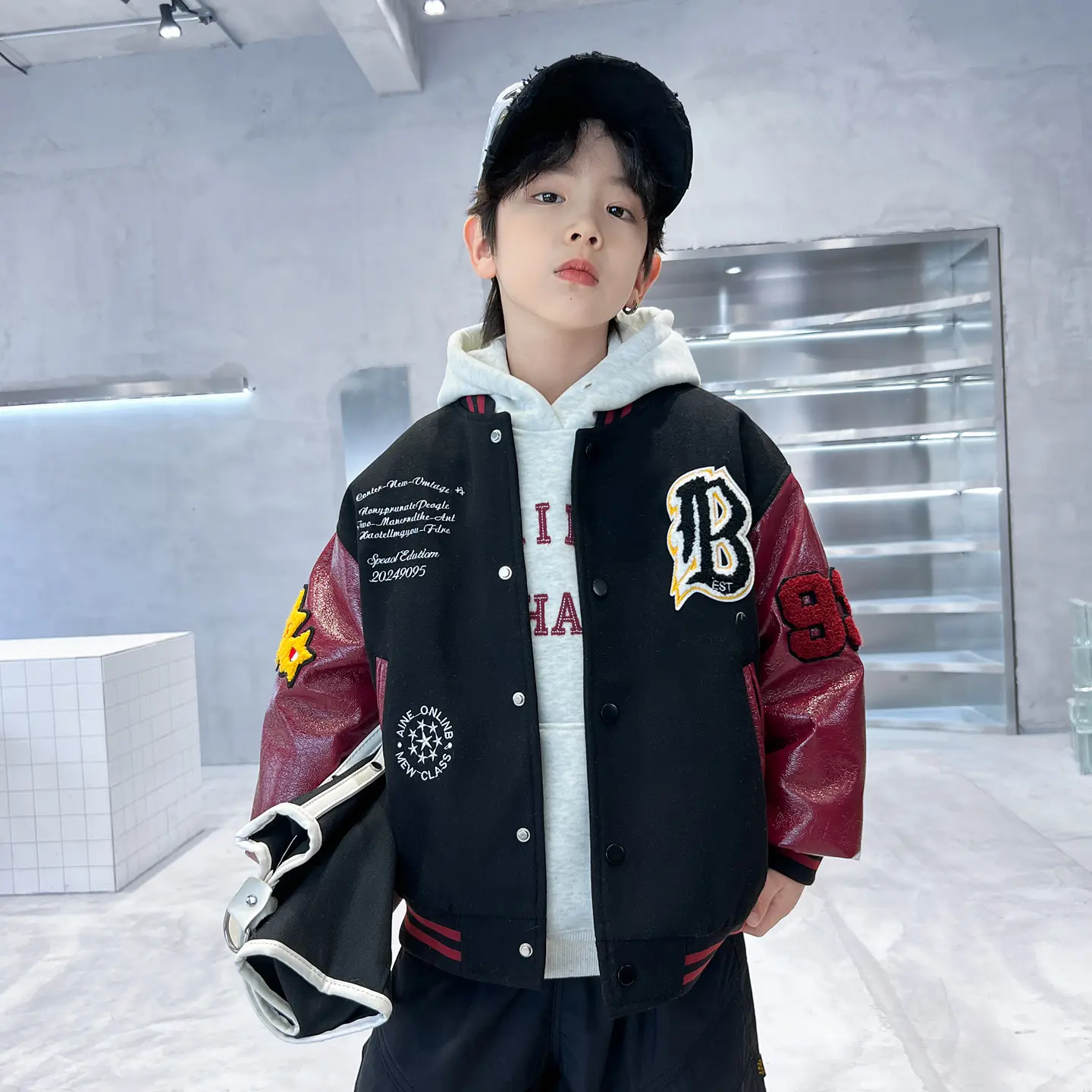 Fashionable Casual Cardigan For Kids Street-style Sports