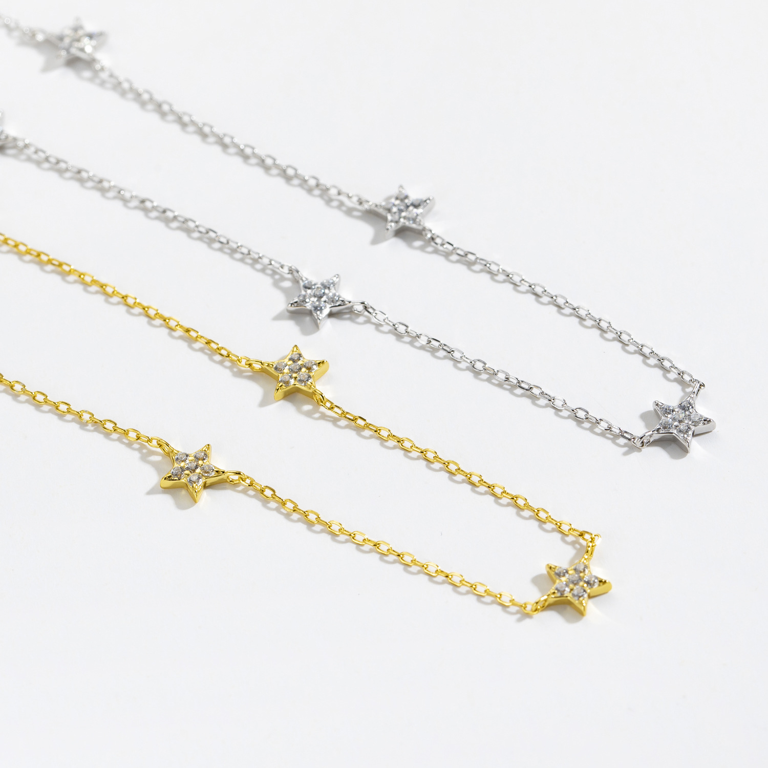 Fashion Personality Five-pointed Star Pendant Necklace