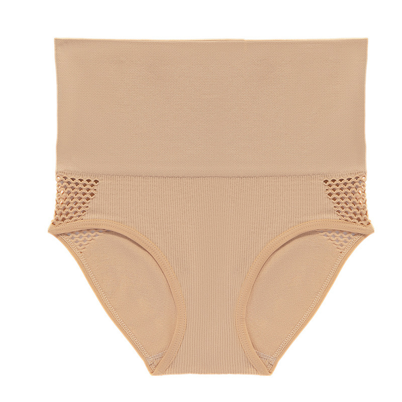 Womens Hollowed-Out High-Waisted Tummy-Control Shaping Butt-Lifting Underwear