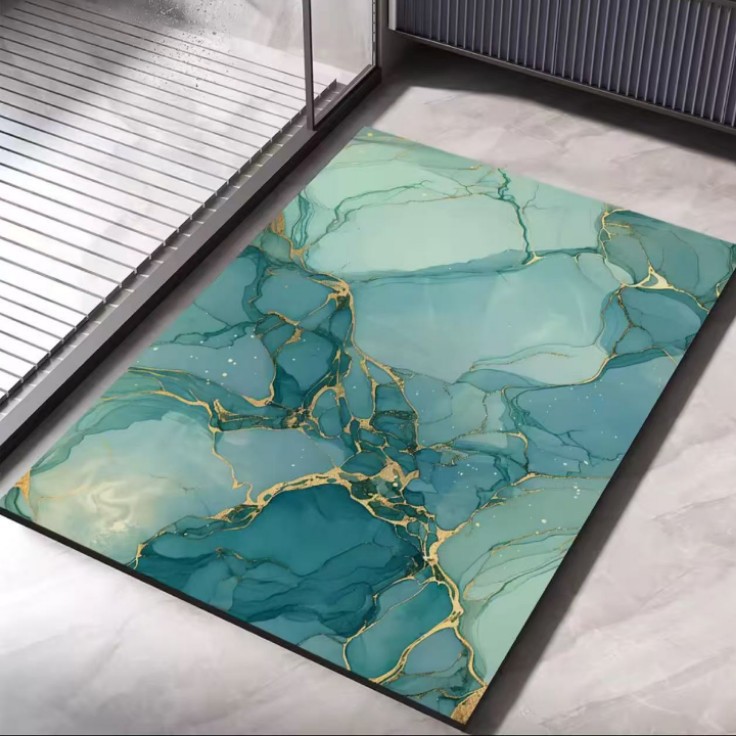 Non Slip Bathroom Floor Mat Durable Stain Resistant And Easy To Clean Foot Pad