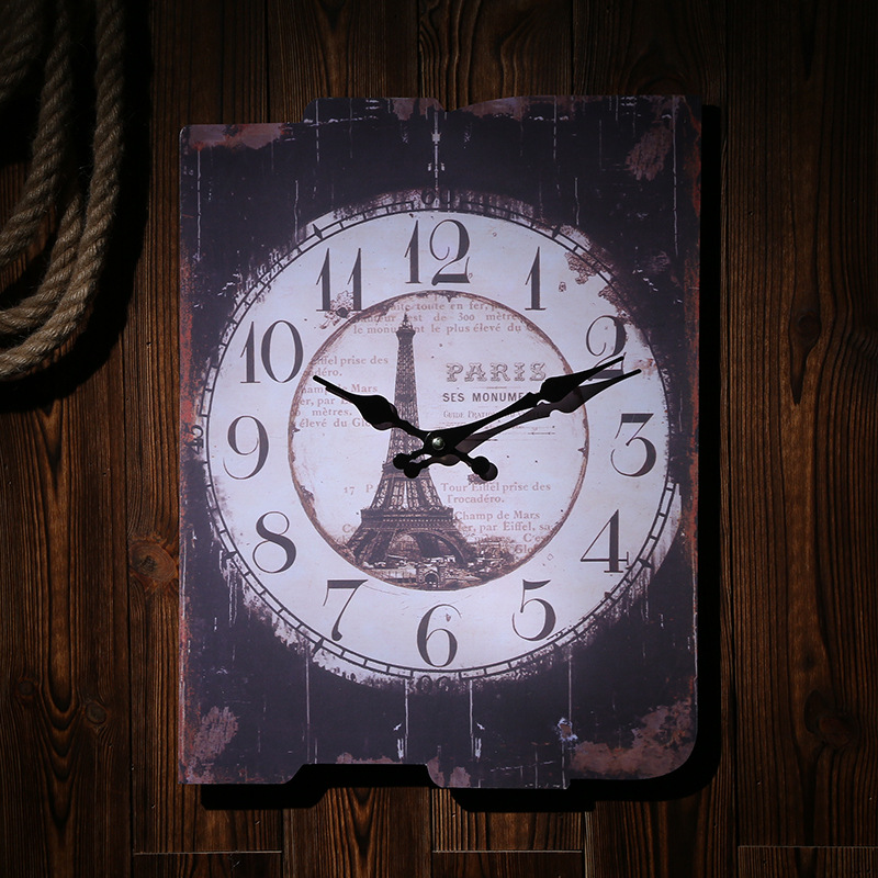 Title 2, Simple European and American square clock Perfe...