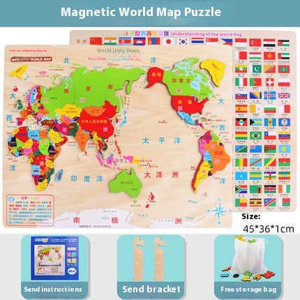 Magnetic World Map