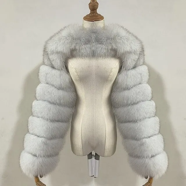 Women's Fur Shawl Coat Natural Color - Shop at LoveMi