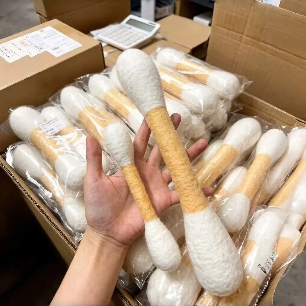 Cat Toy Large Cotton Swab Teaser Wand