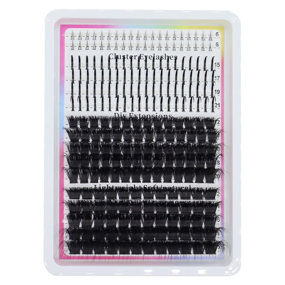 Fairy-style Segmented Fluffy And Densely Packed False Eyelashes