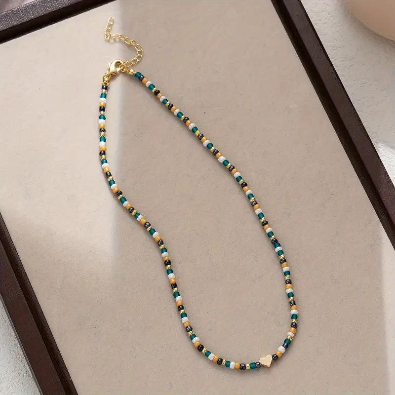 Women's Heart Pendant Necklace Handmade