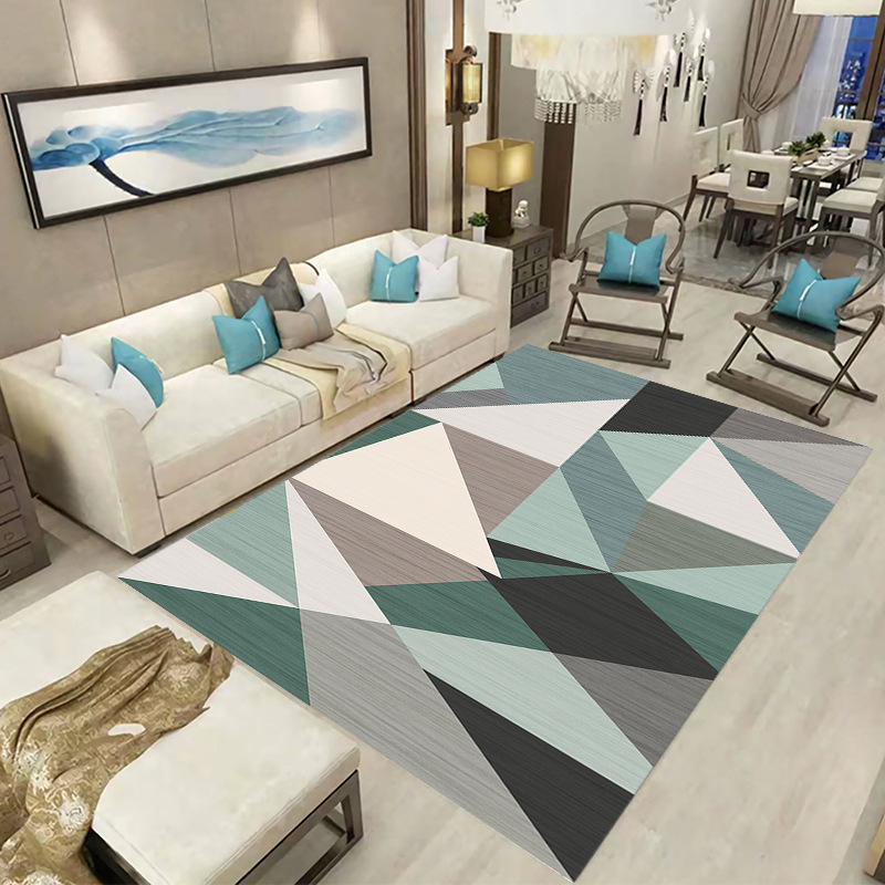 Geometric Area Rug, Modern Minimalist, picture 7 of 8