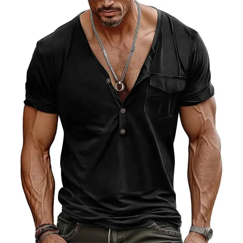 European And American Solid Color Plus Size Casual Short Sleeve
