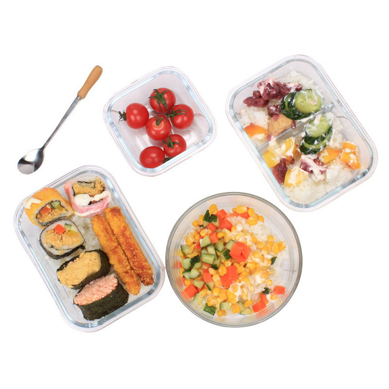 Student Microwave Oven Heating Japanese Square Seal Fresh-keeping Food Box