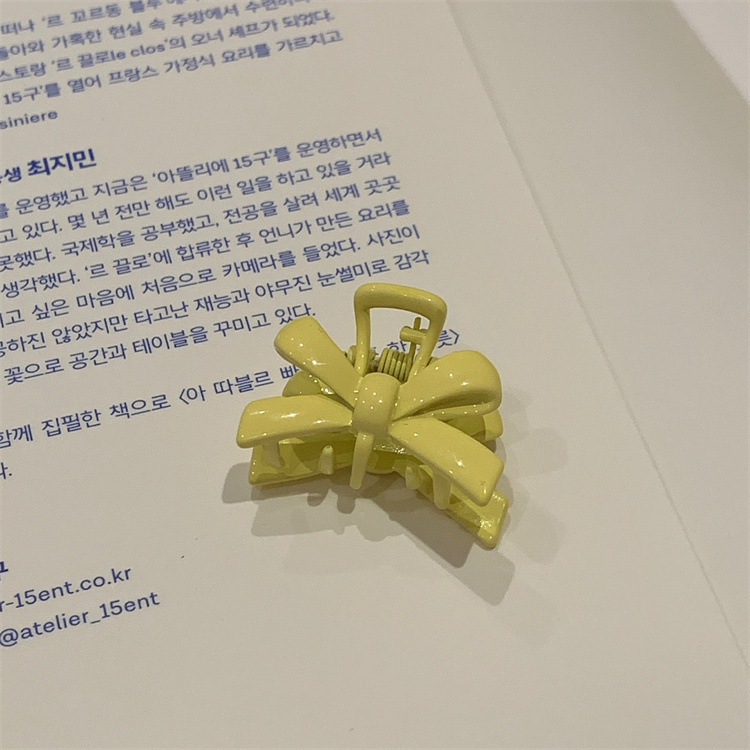 Candy-colored Metal Hair Clip With A Bow - Image 7